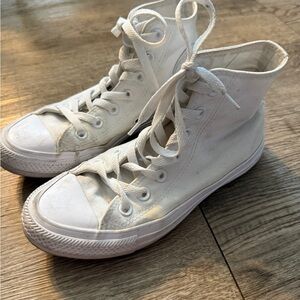 White High-Top Sneakers